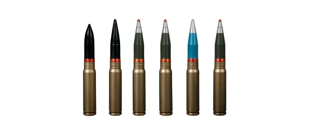 NATO / Western Calibers 20 – 40 mm